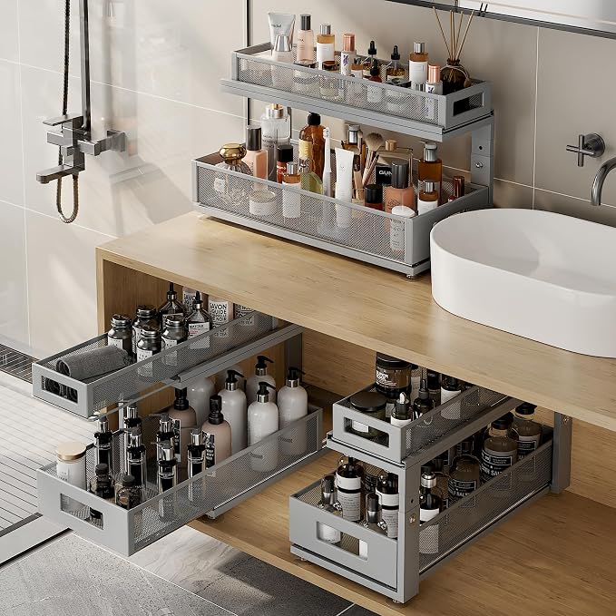 2 Pack 21.3IN-Depth Under Sink Organizer - Image 7