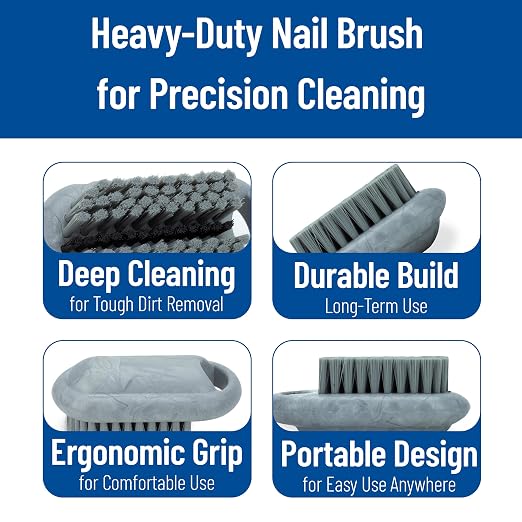 SPARTA 5 Inch Hand and Nail Brush - Image 4