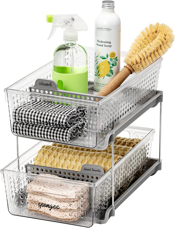 madesmart 2 Tier Organizer, Under Cabinet Storage by madesmart%C2%AE