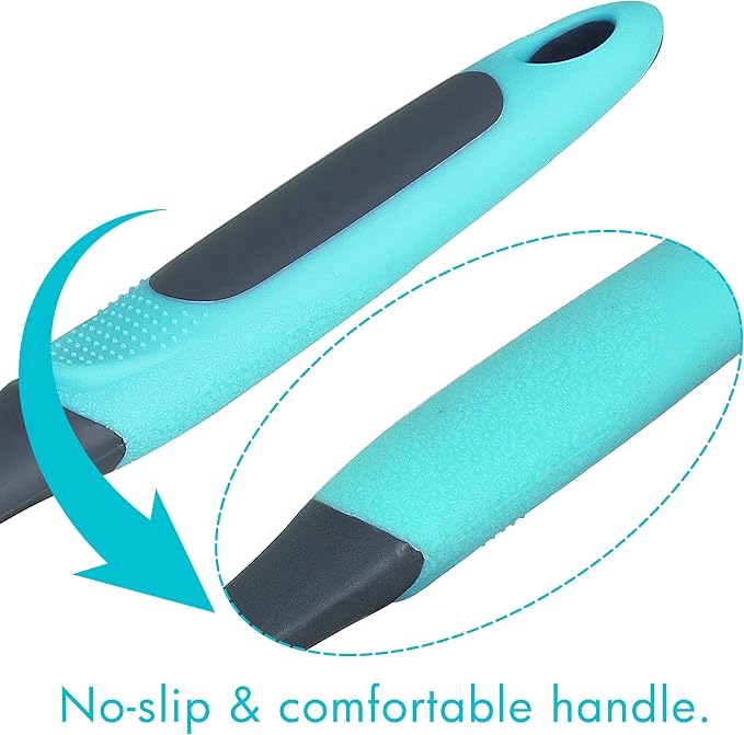 PHYEX 2-Pack Dish Brush with Handle, Kitchen Dish Scrubber Soft Dishwashing - Image 4