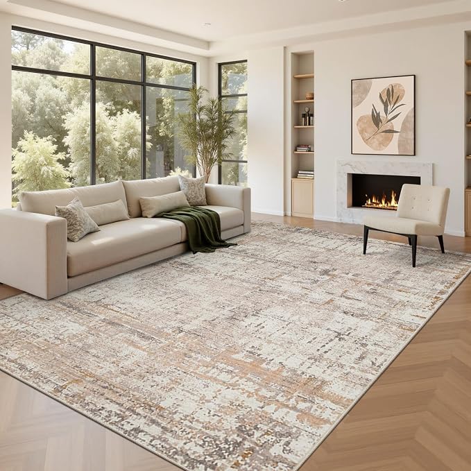 8x10 Modern Abstract Area Rugs, Large Soft Rugs - Image 4