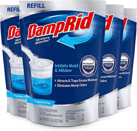 DampRid Refill Bag, 42 oz., Long-Lasting, Inhibits Mold & Mildew by DampRid