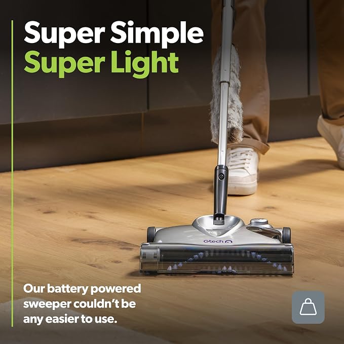 Gtech SW02 Cordless Lithium Carpet and Hardwood Floor Sweeper - Image 3
