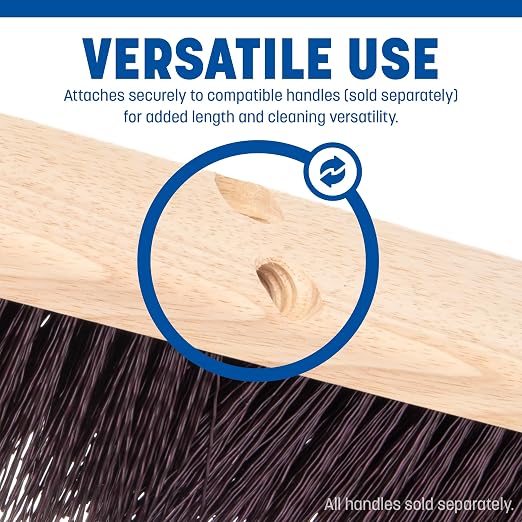 SPARTA Flo-Pac Plastic Floor Sweep, Crimped Sweep - Image 5