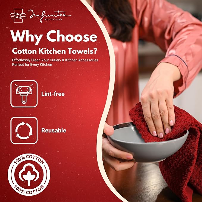 Infinitee Xclusives Premium Kitchen Towels - Image 2