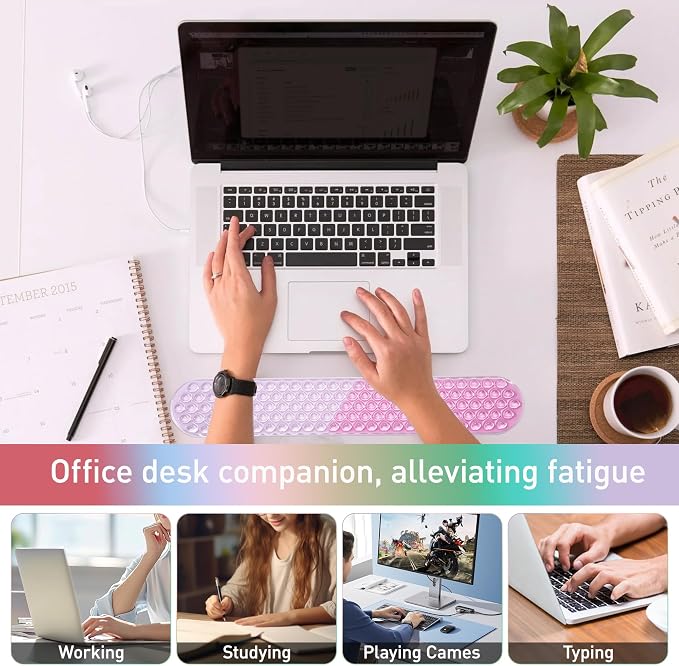 Gel Mouse & Keyboard Wrist Rest Set, Wrist Rest - Image 6