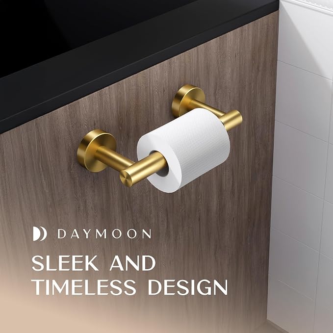 Day Moon™ Gold Toilet Paper Holder - Image 2