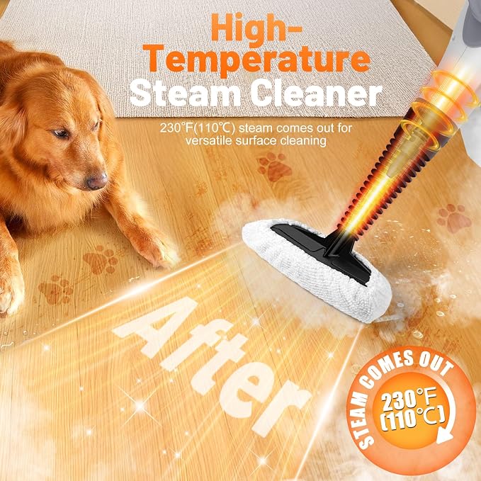 Multi-Surface Handheld Pressurized Steam Cleaner - Image 6