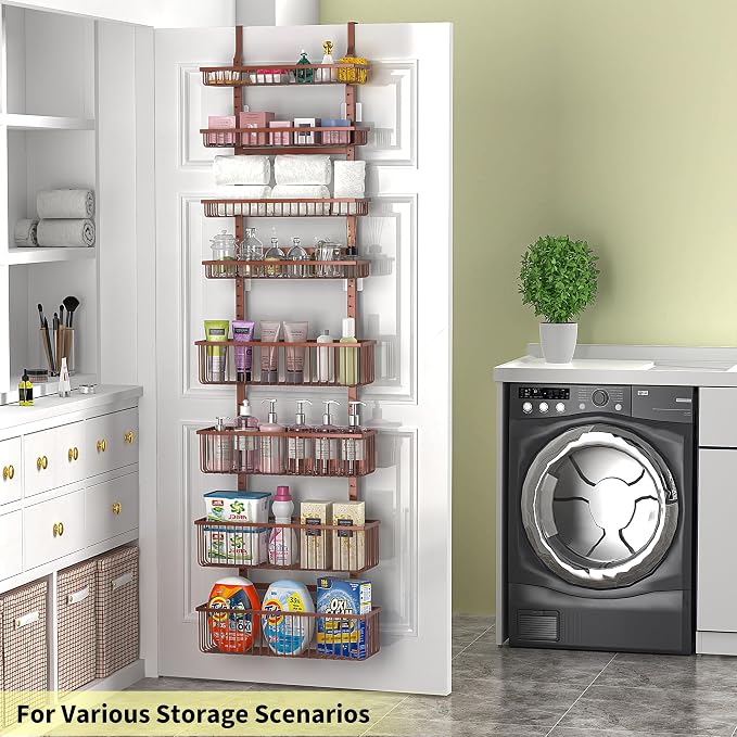 Moforoco Over The Door Pantry Organizer, Pantry Door Organizer Shelves - Image 3
