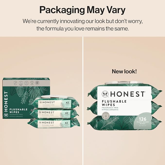 The Honest Company Hypoallergenic Flushable Wipes - Image 9