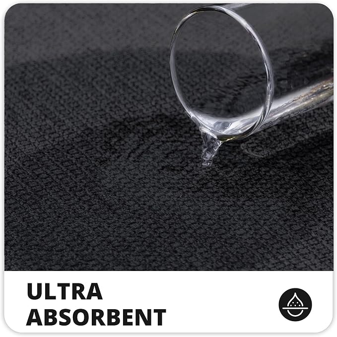 Bath Mat, Ultra Thin Bathroom Rugs, Rubber Bath Mats - Image 3