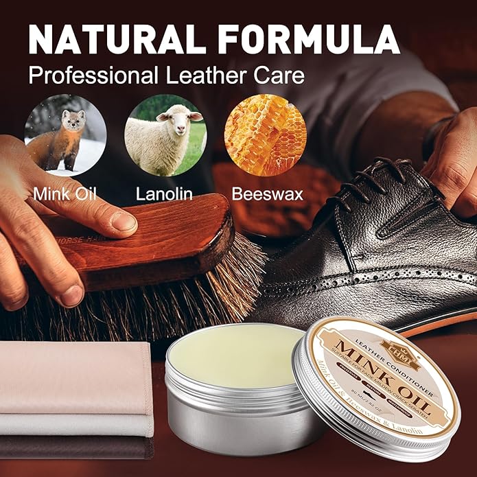 CHMI 16PCS Leather Shoe Polish Kit, Shoe Shine Kit - Image 3
