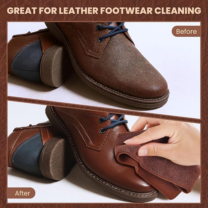 10 Pcs Shine Shoes Cloth Kit Polish Dauber Applicators Cleaning Leather Shoes - Image 4