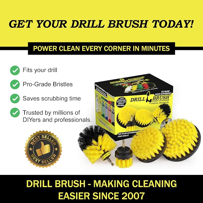 Nylon Drill Brush Attachment Set - Image 6