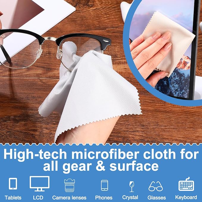 Frienda 50 Pcs Microfiber Cleaning Cloth - Image 4