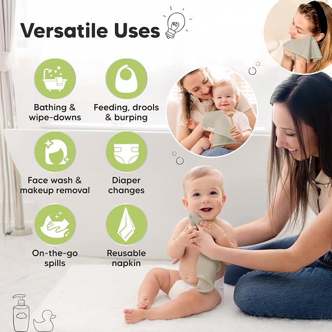 6-Pack Baby Washcloths - Image 6
