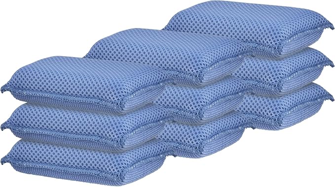Microfiber Non-Scratch Dish & Kitchen Scrubber Heavy-Duty Household Cleaning by Superio