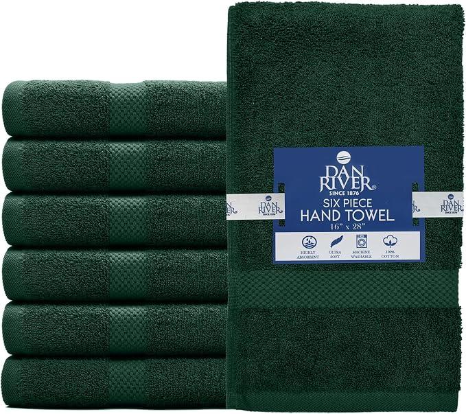 DAN RIVER 6-Pack Premium Hand Towels - Image 6