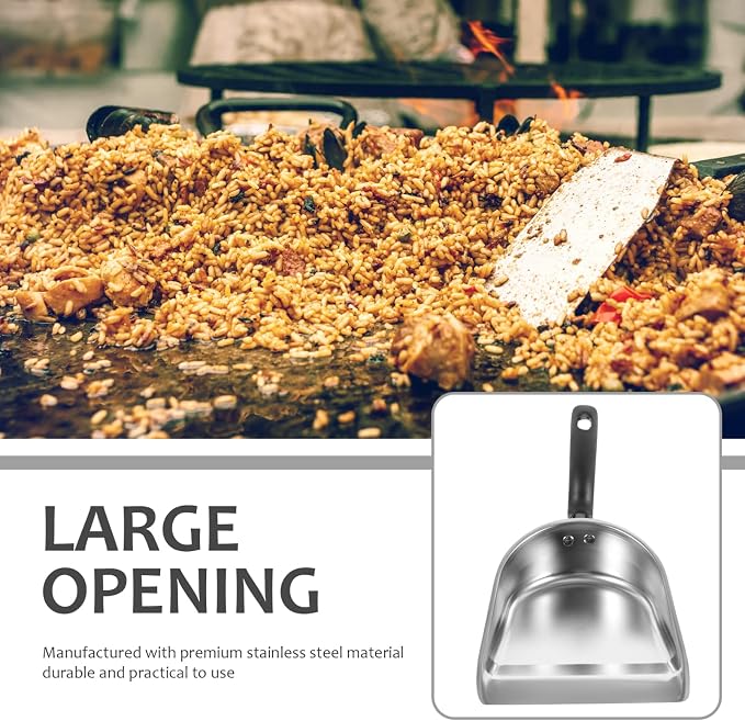 DOITOOL Stainless Steel Dustpan Handheld Scoop Pan - Image 8
