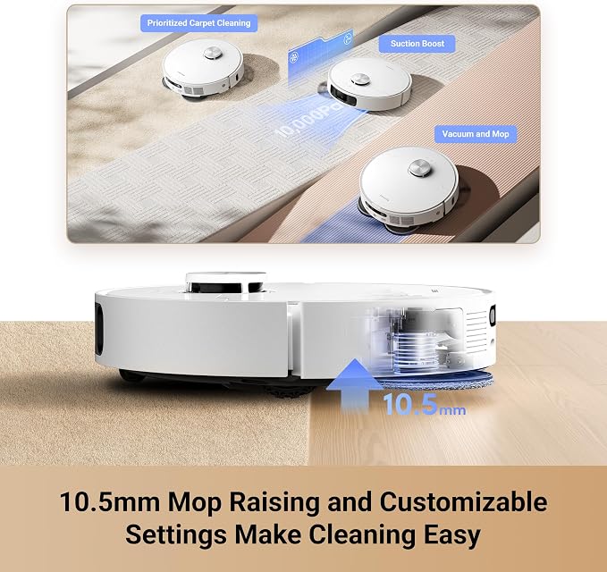 DREAME L10s Ultra Gen 2 Robot Vacuum and Mop, 000Pa Suction, MopExtend Tech - Image 5