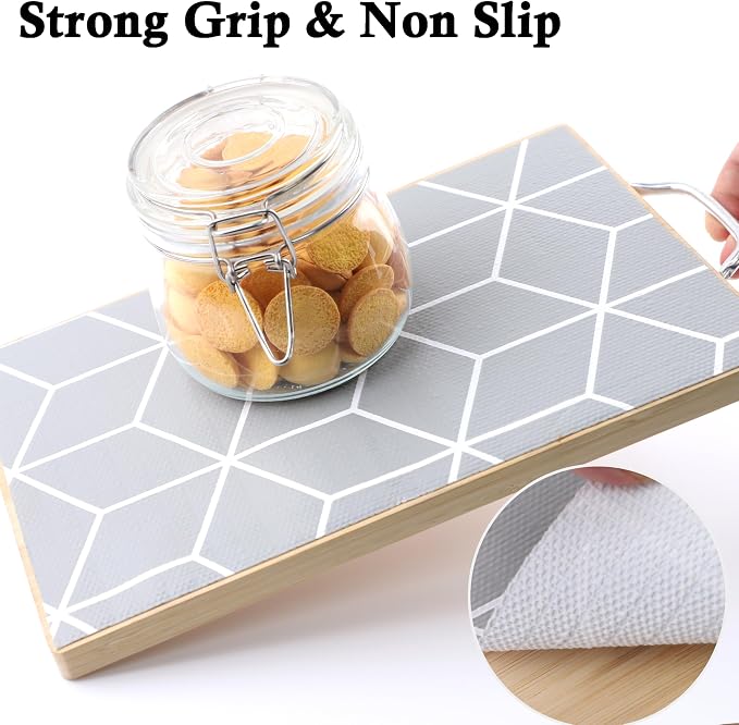 Shelf Liners 18 Inch Wide X 20 Ft Non Adhesive Kitchen Cabinet Drawer Liner Non - Image 5