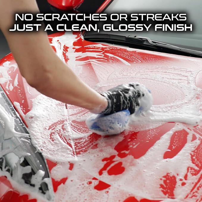 Formula 1 Super Car Wash Sponge Two-Sided Microfiber Sponge - Image 3