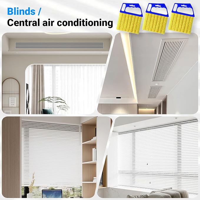 3pcs Window Blind Cleaner Duster Tool, 2026 New Cleaning Tools, 7 Fingers - Image 6