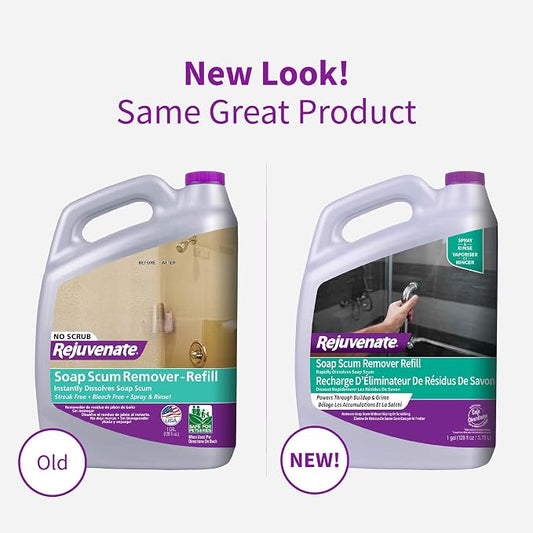 Rejuvenate Soap Scum Remover Refill Easily Dissolves Soap Scum Without Scrubbing - Image 2
