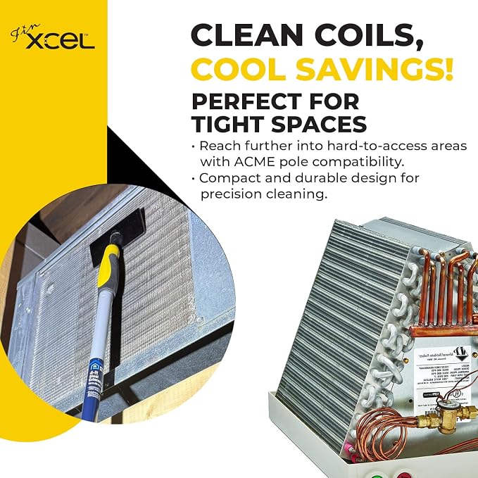 Coil Cleaning Brush for HVAC & AC – Evaporator & Condenser Coil Cleaner Tool - Image 7