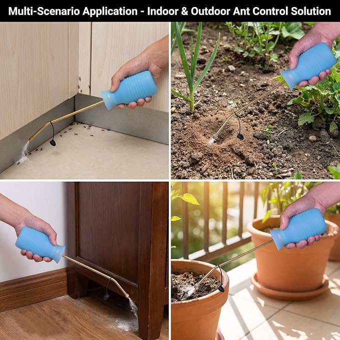 Diatomaceous Earth Duster, 230ml Large, Powder Duster Kit - Image 2