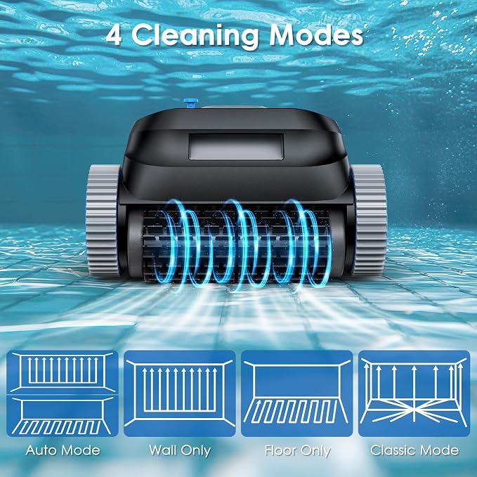 NIXBOT QP5 Robotic Pool Cleaner, Cordless Pool Vacuum - Image 4