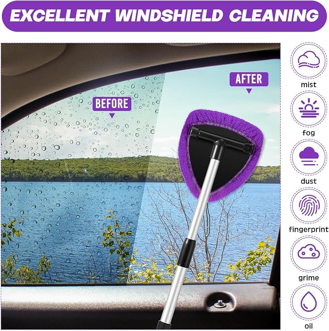 8 Pcs Car Windshield Cleaner Tool Kit - Image 4