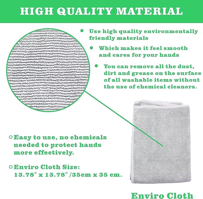 Longmann NΘrwex Enviro Cloth, Glass Cloth, Cleaning Cloth, Streaks Schatches - Image 2