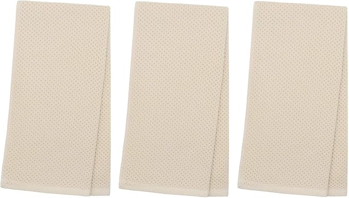 Mia's Dream Soft Absorbent Cotton Waffle Weave Kitchen Dish Cloth Washcloth - Image 2