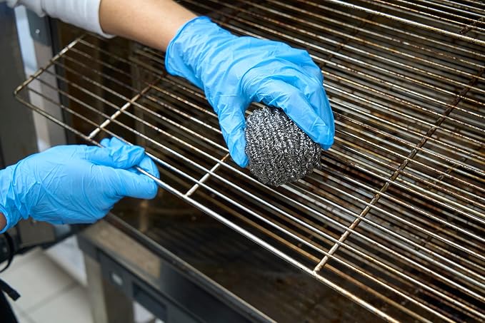 Spontex Specialist Stainless Steel Scourers | XL | Tough Metal Scourers - Image 2