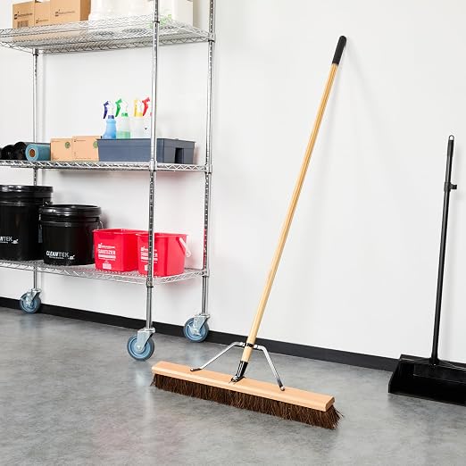 Restaurantware-Clean Tek Professional 30 Inch Push Broom, 1 Heavy-Duty Broom - Image 8