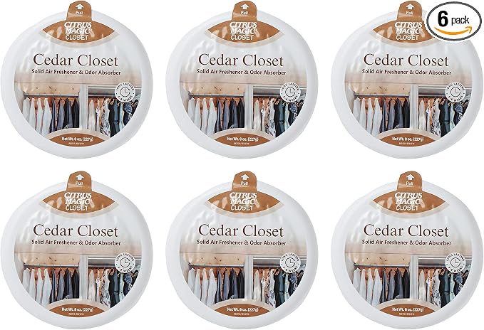 Citrus Magic For Closets Odor Absorbing Solid Air Freshener by CitrusMagic