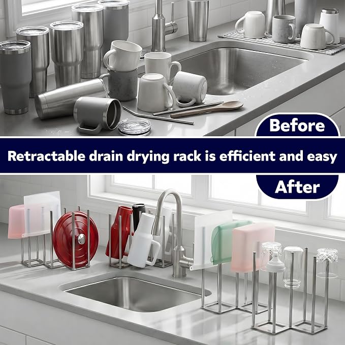 Water Bottle Drying Rack, Cup Drying Rack - Image 7