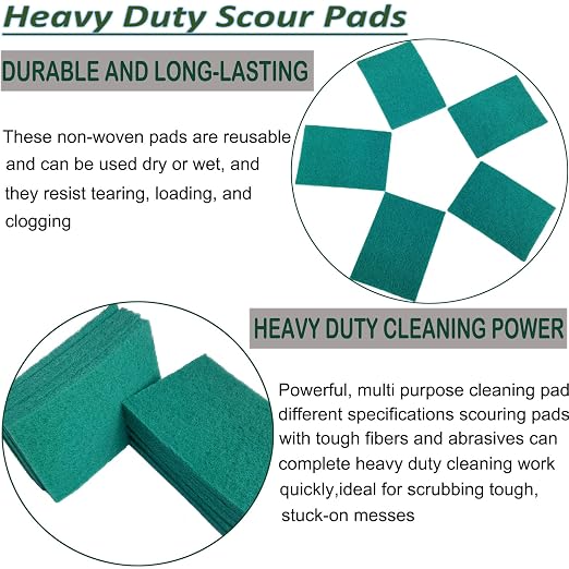 10 Pack 6" x 9" 240 Grit General Purpose Scuff Pads - Image 4