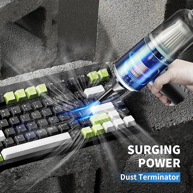 Compressed Air Duster-Vacuum Keyboard Cleaner-Air Blower 3-in-1-Electric Air - Image 4