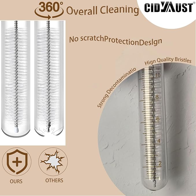 ClDYAUST Straw Cleaner Brush for Stanley Cup, Straw Cleaning Brush by 304 - Image 3