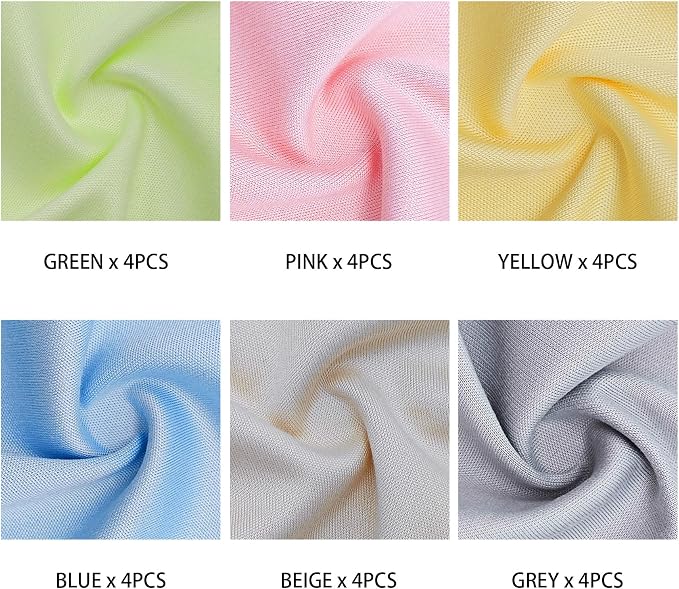 AIMI Assorted Colors Microfiber Cleaning Cloths - Image 6