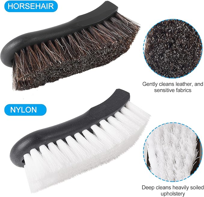 Upholstery Brush, Upholstery Brush Set, Leather Cleaning Brush, Carpet Brush - Image 2