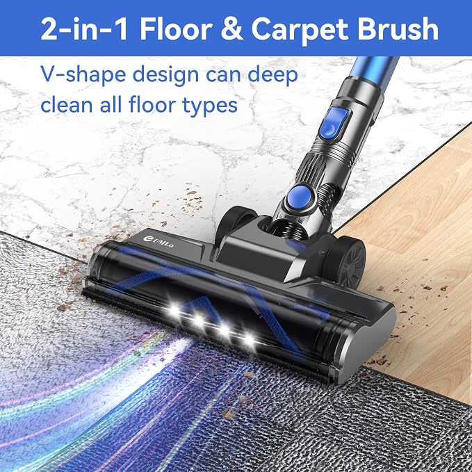 Cordless Vacuum Cleaner, 8-in-1 Lightweight Stick Vacuum - Image 8