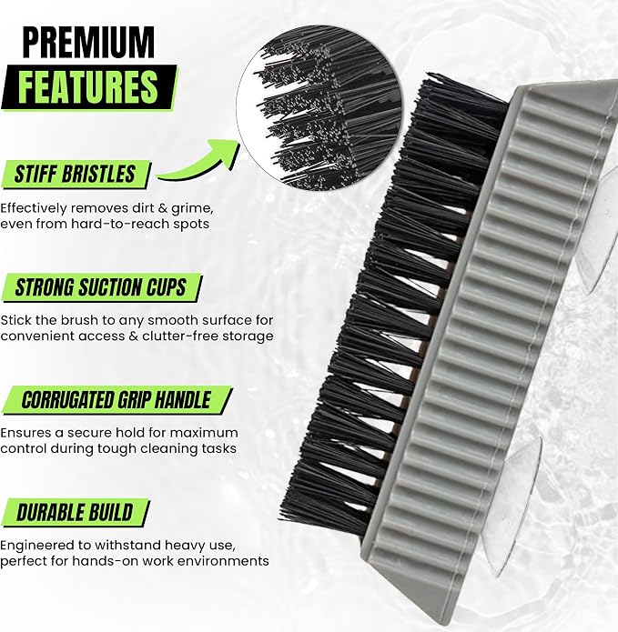 Grip Clean Nail Brush for Cleaning Fingernails – Heavy Duty Nail Brush - Image 2