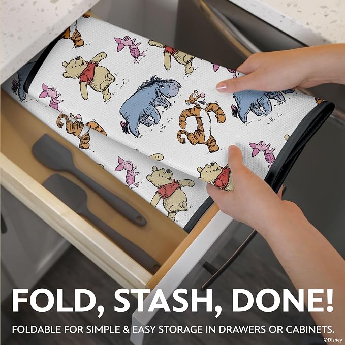 Disney Dish Drying Mats for Kitchen Counter – 16" x 18" Absorbent Kitchen - Image 4