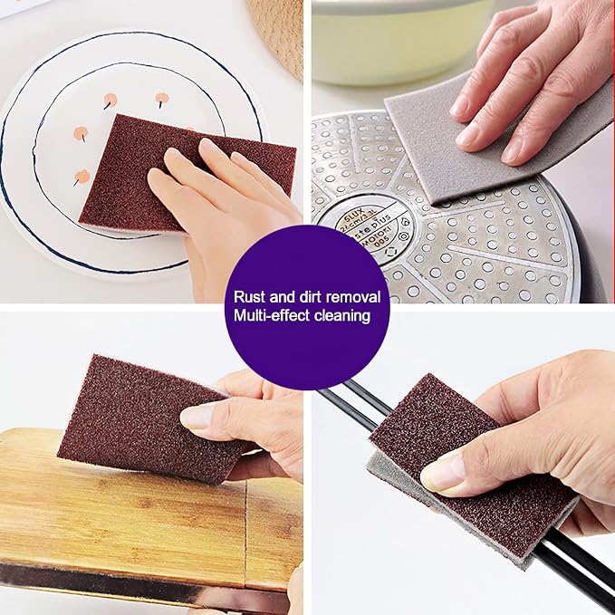 20pcs Nano Carborundum Sponge, Emery Sponge Brush Clean Eraser Scrub, Kitchen - Image 3