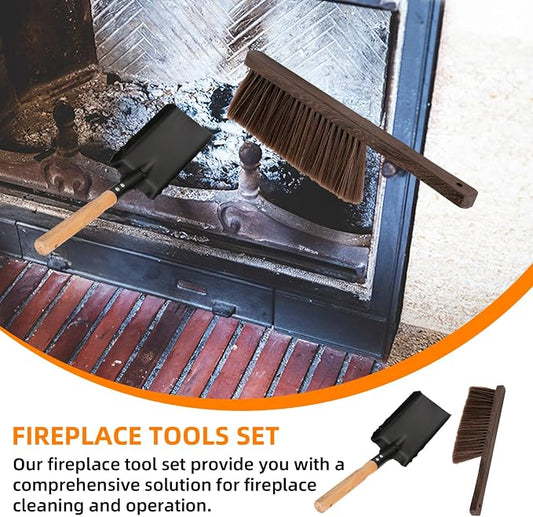 Fireplace Cleaning Tools Set Indoor, Fireplace Shovel - Image 2