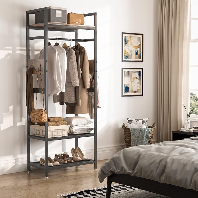 Tribesigns Small Heavy Duty Clothes Rack - Image 4