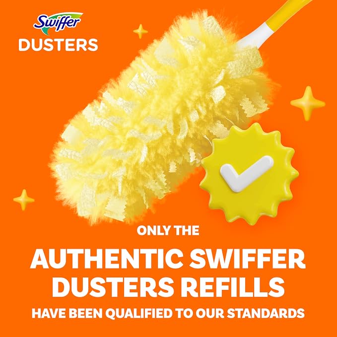 Swiffer Dusters Refill for Cleaning, Feather & Microfiber Duster Disposable - Image 5